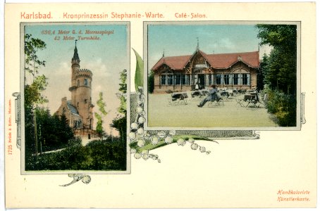 01725-Karlsbad-1901-Stephanie Warte, Cafe-Salon-Brück & Sohn Kunstverlag