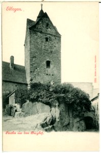 01036-Elbogen-1899-Schloß Elbogen, Burghof-Brück & Sohn Kunstverlag