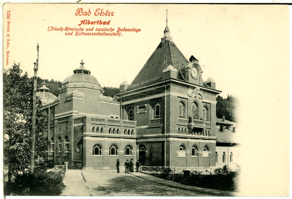 01152-Bad Elster-1899-Albertbad-Brück & Sohn Kunstverlag
