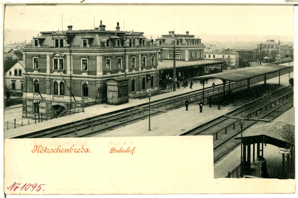 01095-Kötzschenbroda-1899-Bahnhof-Brück & Sohn Kunstverlag