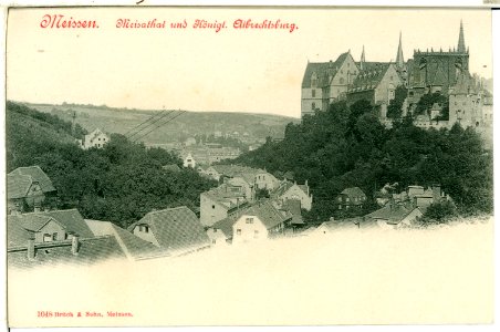 01048-Meißen-1899-Meisatal und Albrechtsburg-Brück & Sohn Kunstverlag