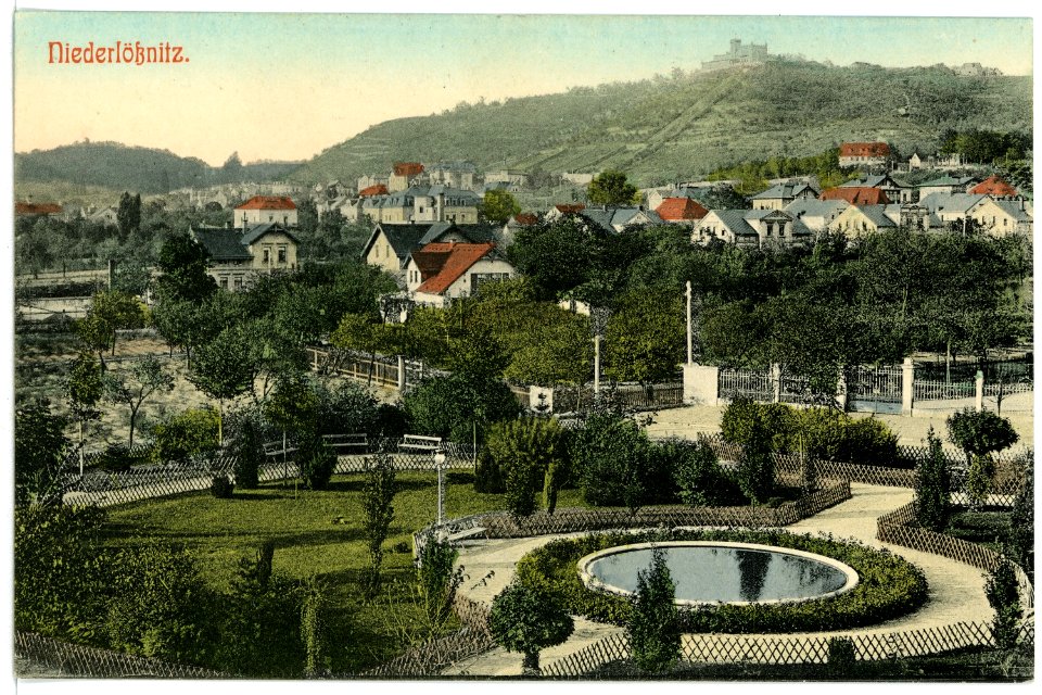 01601-Niederlößnitz-1901-Blick auf den Ort-Brück & Sohn Kunstverlag