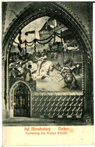 00966-Meißen-1899-Albrechtsburg, Turniersieg des Prinzen Albrecht-Brück & Sohn Kunstverlag