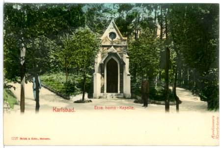 01727-Karlsbad-1901-Eccehomo Kapelle-Brück & Sohn Kunstverlag