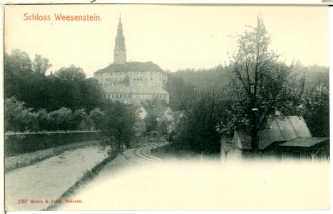 01087-Weesenstein-1899-Schloß-Brück & Sohn Kunstverlag