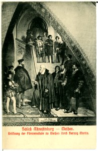 00968-Meißen-1899-Albrechtsburg, Eröffnung der Fürstenschule-Brück & Sohn Kunstverlag