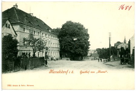 01681-Kesselsdorf-1901-Gasthof zur Krone-Brück & Sohn Kunstverlag