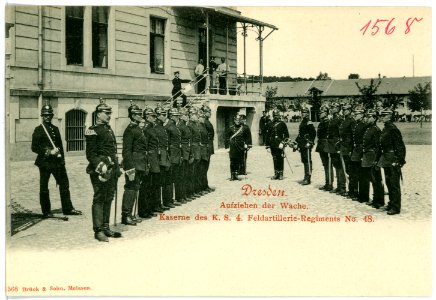 01568-Dresden-1901-Feldartillerie - Kaserne-Brück & Sohn Kunstverlag
