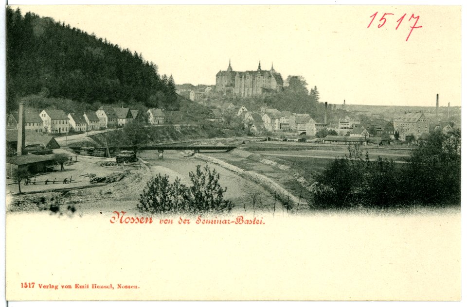 01517-Nossen-1900-von der Seminar Bastei gesehen-Brück & Sohn Kunstverlag