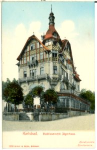 01303-Karlsbad-1899-Jägerhaus-Brück & Sohn Kunstverlag photo