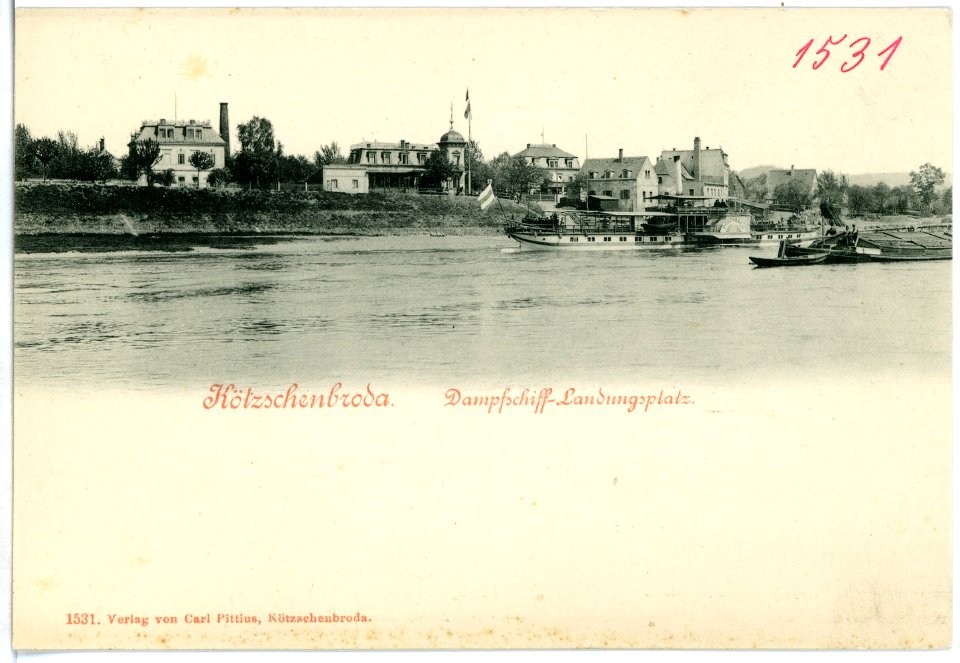 01531-Kötzschenbroda-1901-Landungsplatz der Dampfschiffe-Brück & Sohn Kunstverlag