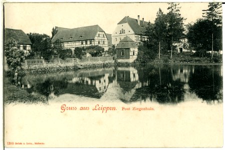 01380-Leippen-1899-Dorfteich-Brück & Sohn Kunstverlag