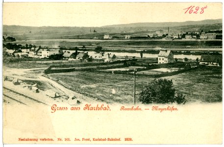 01628-Karlsbad-1901-Rennbahn - Mayerhöfen-Brück & Sohn Kunstverlag