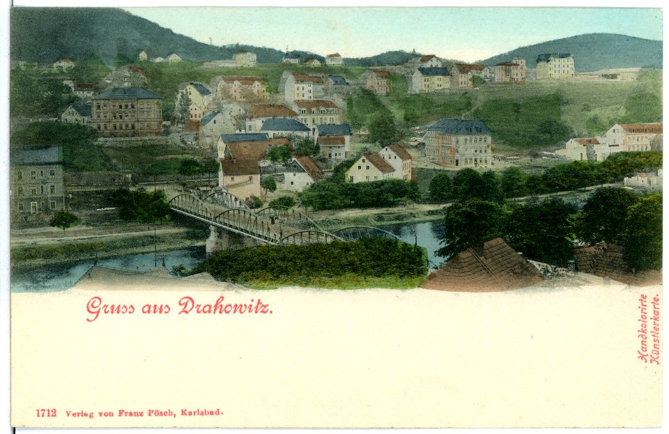 01712-Drahowitz-1901-Blick auf Drahowitz-Brück & Sohn Kunstverlag