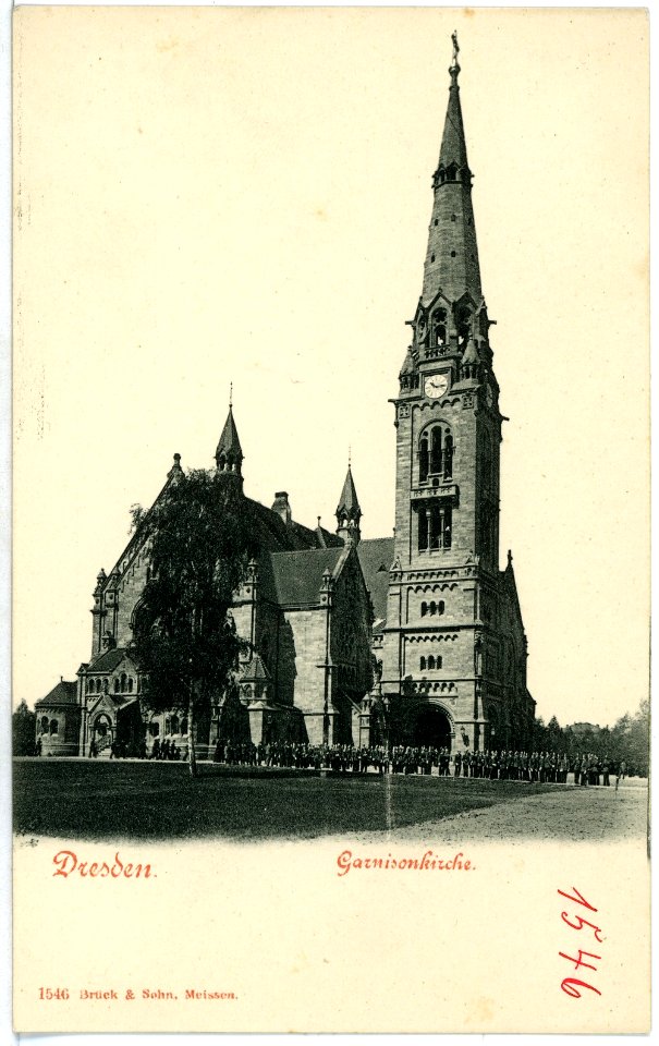 01546-Dresden-1901-Garnison Kirche-Brück & Sohn Kunstverlag