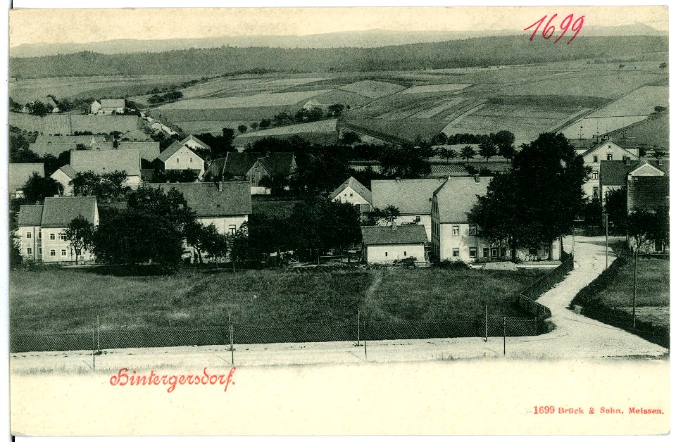 01699-Hintergersdorf-1901-Blick auf Hintergersdorf-Brück & Sohn Kunstverlag