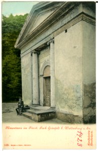 01423-Grünfeld-1899-Mausoleum im fürstlichen Park-Brück & Sohn Kunstverlag