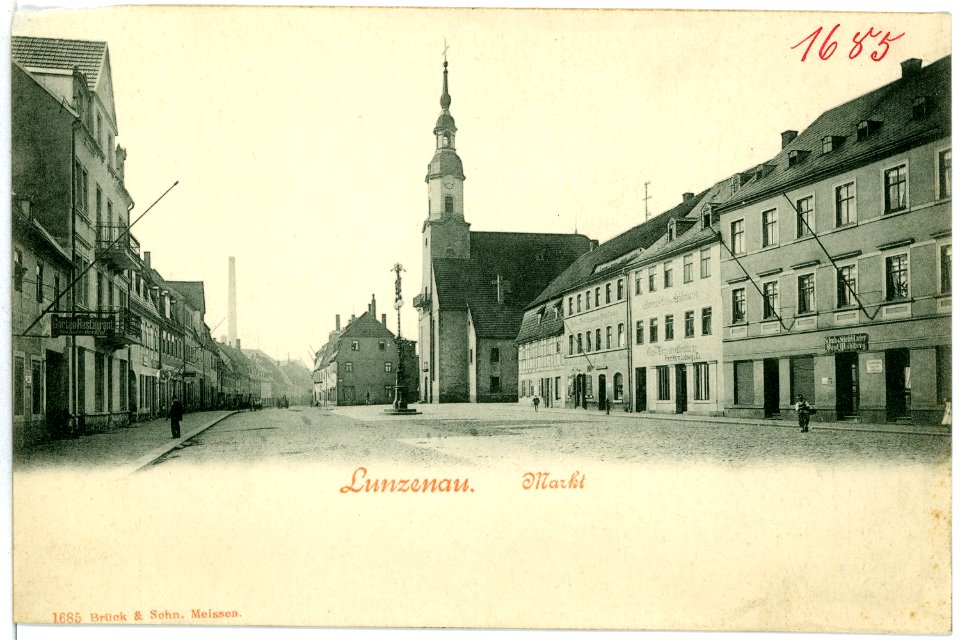 01685-Lunzenau-1901-Markt-Brück & Sohn Kunstverlag