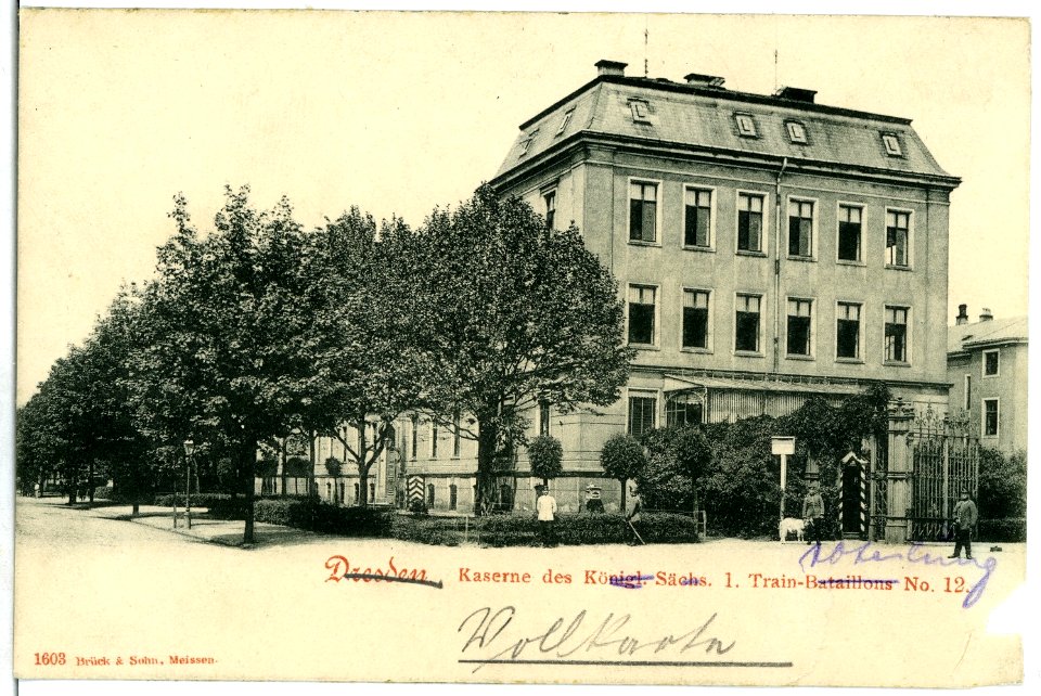 01603-Dresden-1901-Kaserne-Brück & Sohn Kunstverlag