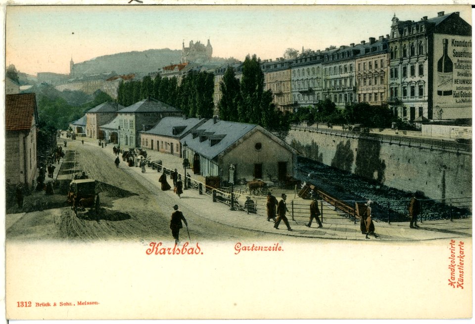 01312-Karlsbad-1899-Gartenzeile-Brück & Sohn Kunstverlag