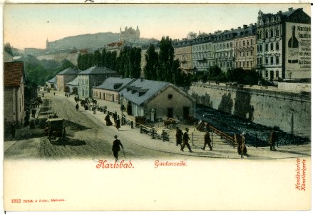 01312-Karlsbad-1899-Gartenzeile-Brück & Sohn Kunstverlag