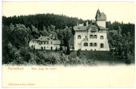 01724-Marienbad-1901-Villa Lug ins Land-Brück & Sohn Kunstverlag