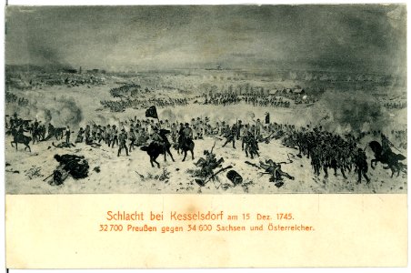 01679-Kesselsdorf-1901-Schlacht bei Kesselsdorf-Brück & Sohn Kunstverlag