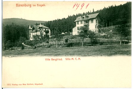 01491-Bärenburg-1900-Villa Bergfried, Villa M. C. M.-Brück & Sohn Kunstverlag
