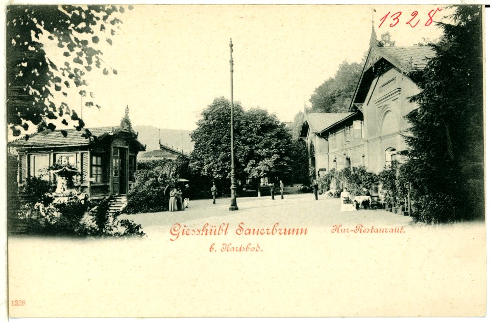 01328-Gießhübl-Sauerbrunn-1899-Kur-Restaurant-Brück & Sohn Kunstverlag
