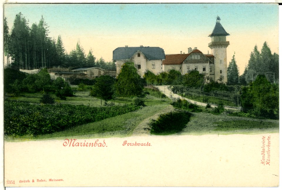 01351-Marienbad-1899-Forstwarte-Brück & Sohn Kunstverlag
