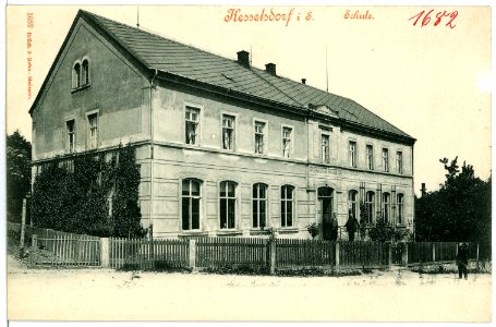 01682-Kesselsdorf-1901-Schule-Brück & Sohn Kunstverlag