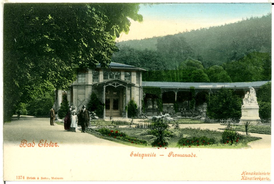 01374-Bad Elster-1899-Salzquelle-Brück & Sohn Kunstverlag