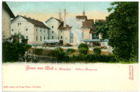 01718-Aich-1901-Schloß Brauerei-Brück & Sohn Kunstverlag