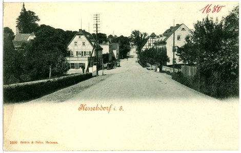 01680-Kesselsdorf-1901-Dorfstraße-Brück & Sohn Kunstverlag