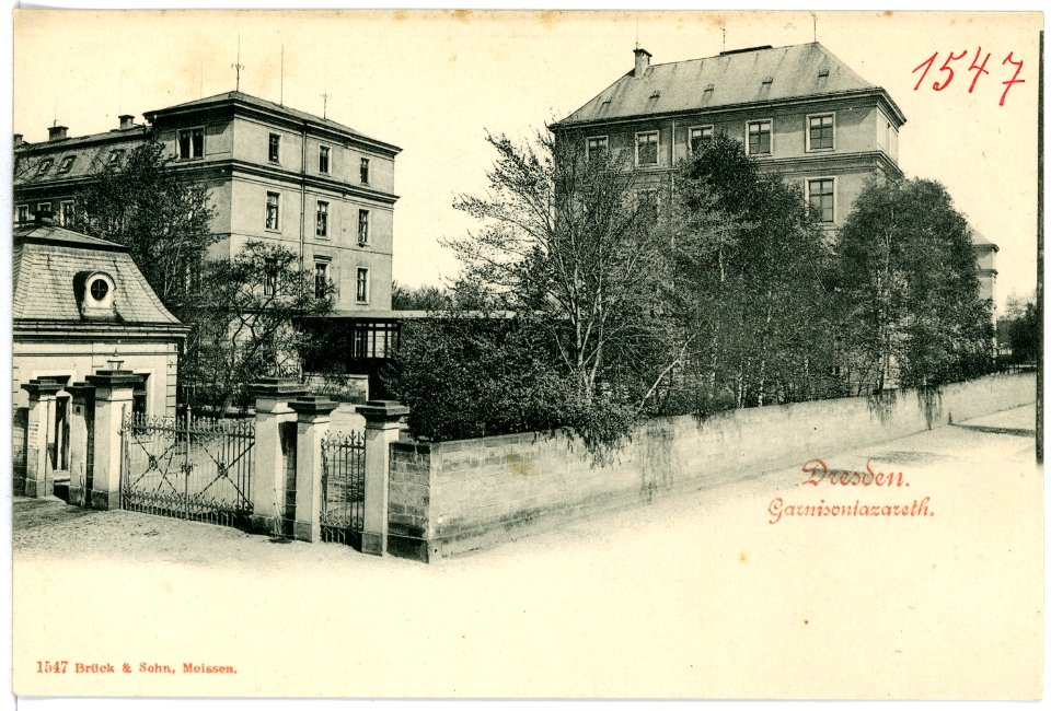 01547-Dresden-1901-Garnison Lazarett-Brück & Sohn Kunstverlag