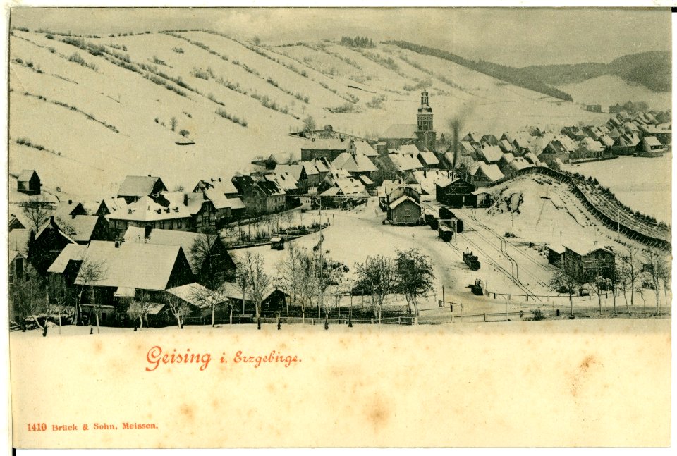 01410-Geising-1899-Blick auf Geising-Brück & Sohn Kunstverlag