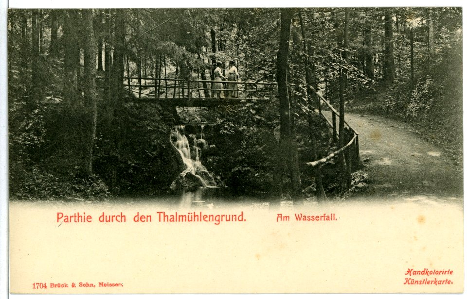 01704-Tharandt-1901-Partie durch den Talmühlengrund-Brück & Sohn Kunstverlag