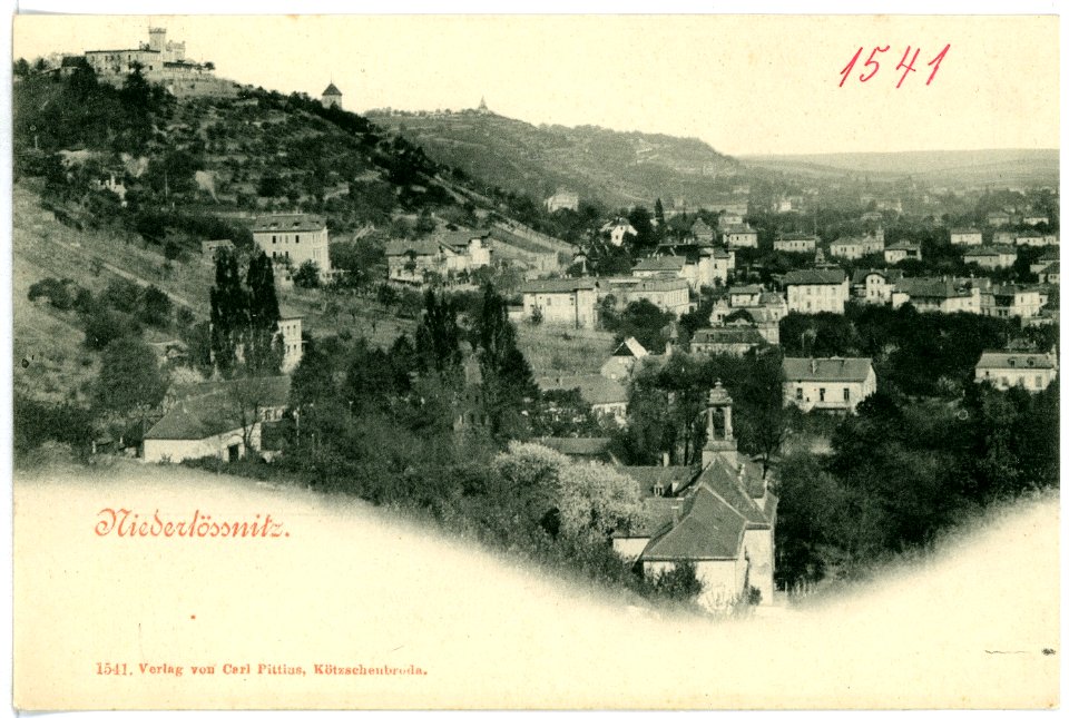 01541-Niederlößnitz-1901-Blick auf Radebeul-Brück & Sohn Kunstverlag