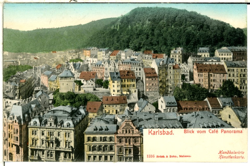 01316-Karlsbad-1899-Blick vom Cafe Panorama-Brück & Sohn Kunstverlag