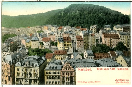 01316-Karlsbad-1899-Blick vom Cafe Panorama-Brück & Sohn Kunstverlag