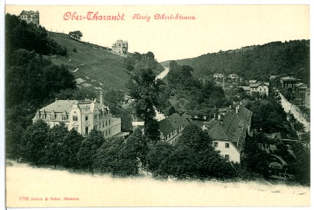 01706-Tharandt-1901-König Albert Straße, Obertharandt-Brück & Sohn Kunstverlag