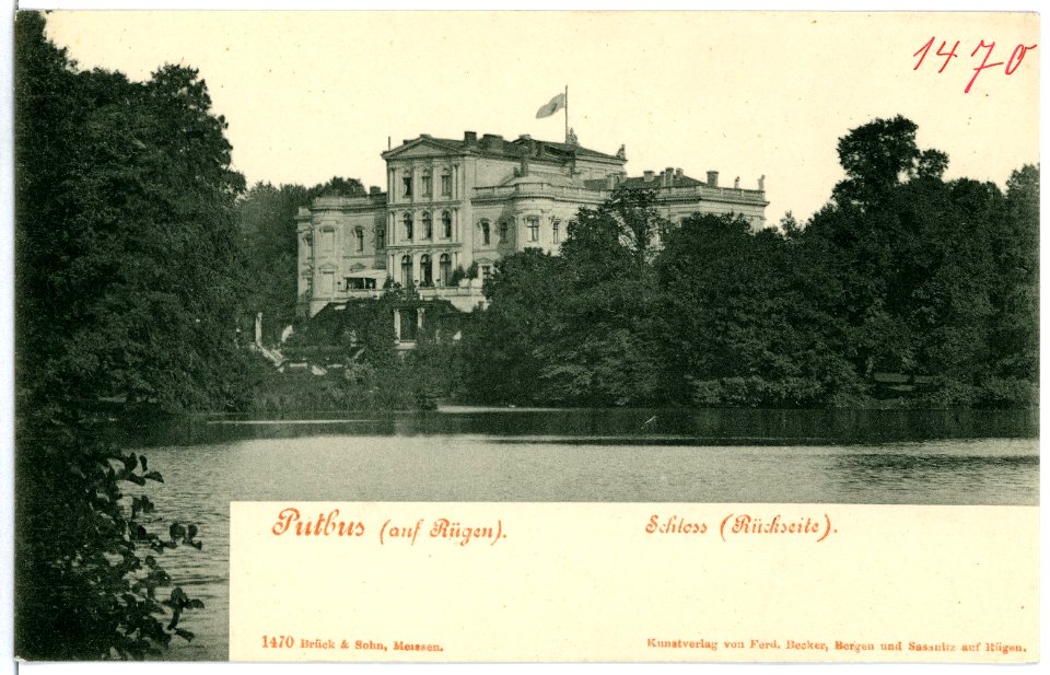 01470-Putbus-1900-Schloß-Brück & Sohn Kunstverlag