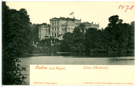 01470-Putbus-1900-Schloß-Brück & Sohn Kunstverlag