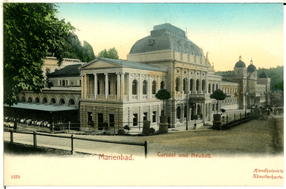 01370-Marienbad-1899-Kursaal und Neubad-Brück & Sohn Kunstverlag