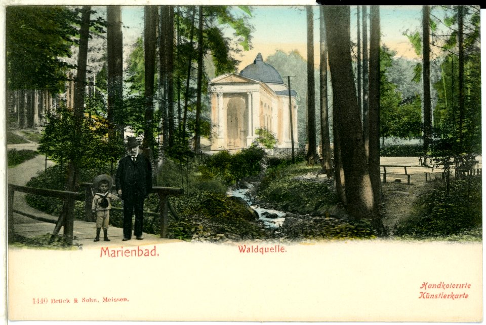 01440-Marienbad-1900-Waldquelle-Brück & Sohn Kunstverlag