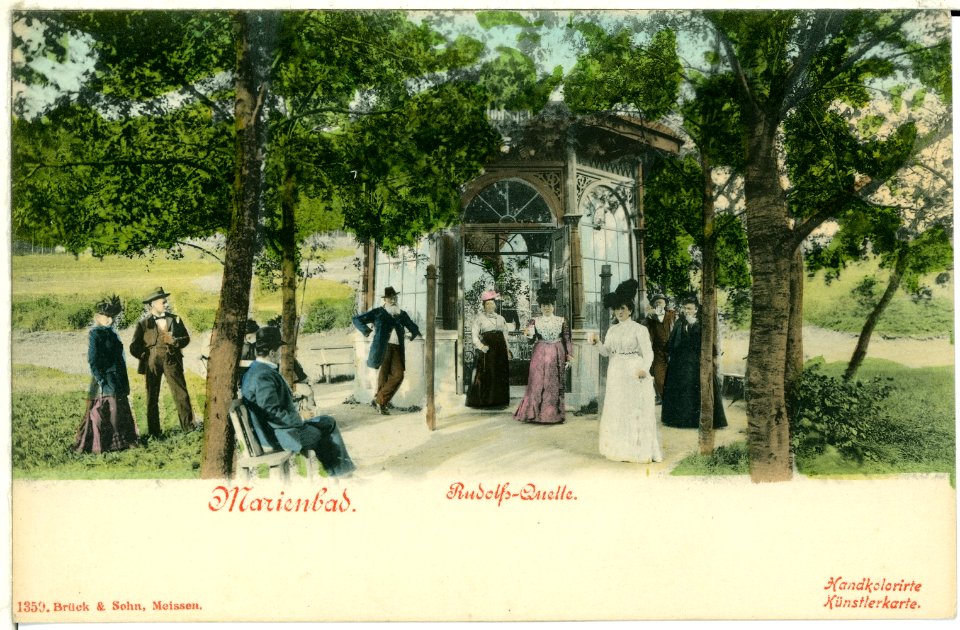 01359-Marienbad-1899-Rudolfsquelle-Brück & Sohn Kunstverlag