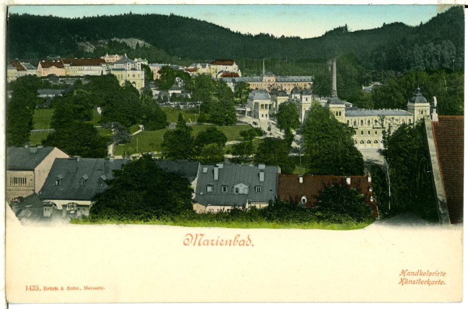 01435-Marienbad-1900-Blick auf Marienbad-Brück & Sohn Kunstverlag