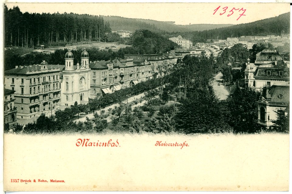 01357-Marienbad-1899-Kaiserstraße-Brück & Sohn Kunstverlag