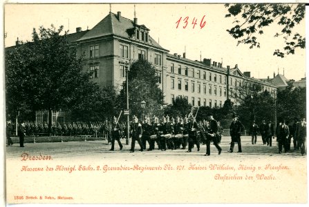 01346-Dresden-1899-Kaserne des 2. Grenadier-Regiments Nr. 101-Brück & Sohn Kunstverlag