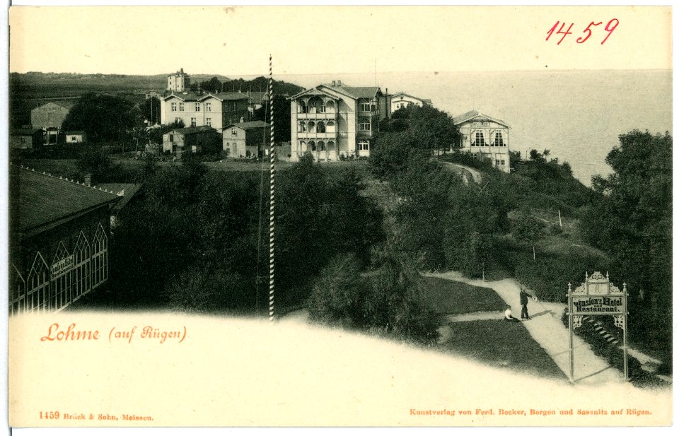 01459-Lohme-1900-Hotels-Brück & Sohn Kunstverlag